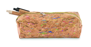 Logotrade promotional giveaways photo of: Coloured cork pencil case